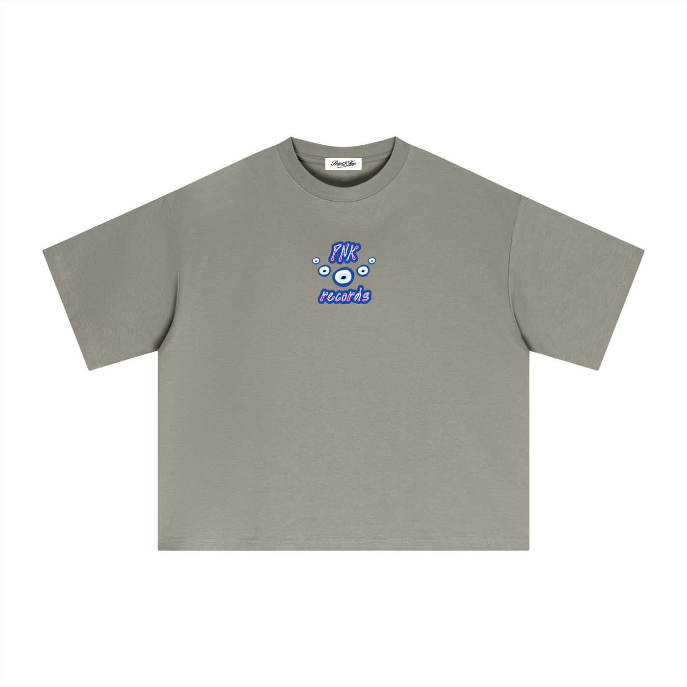 PNK | Evil Eye Boxy Tee | Beige