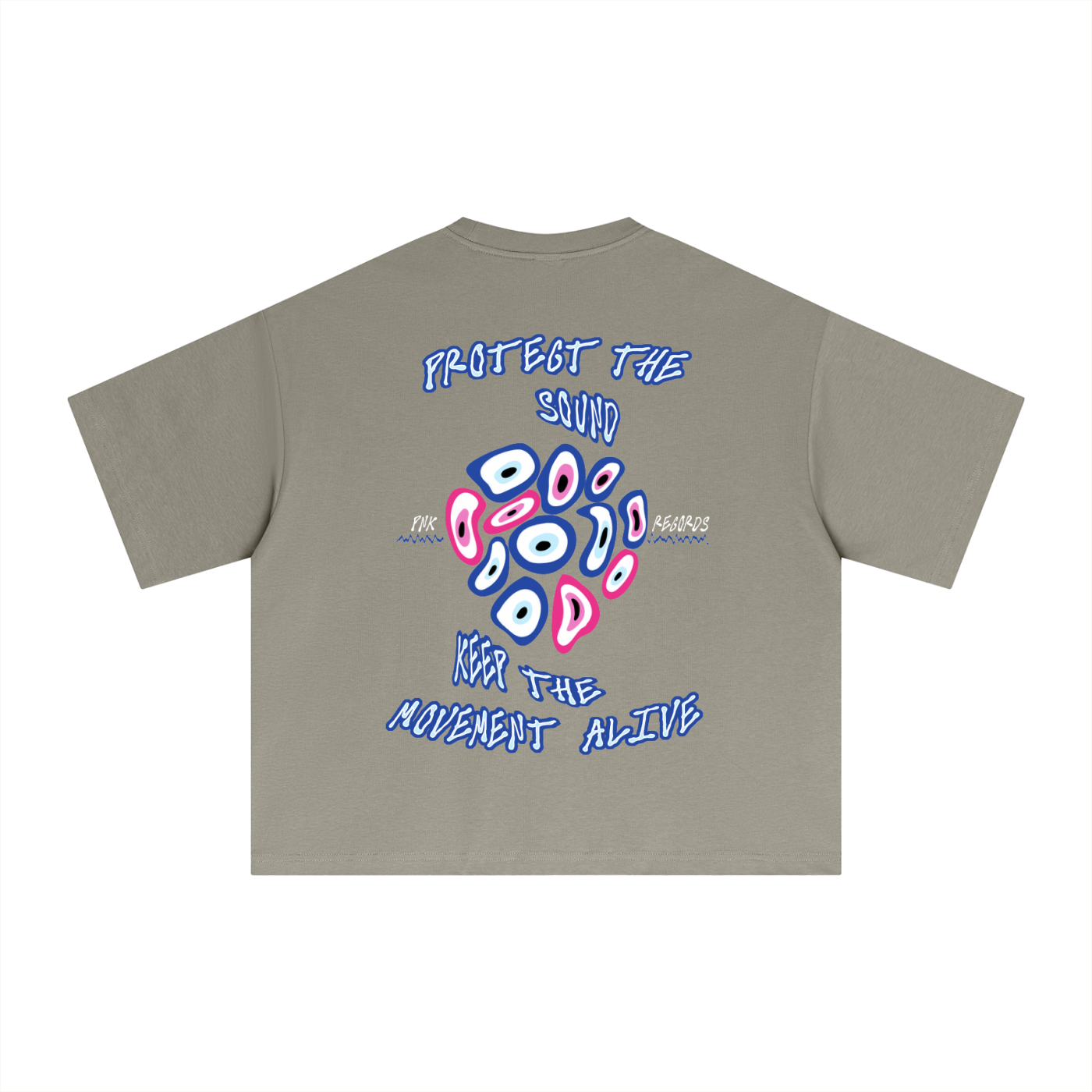 PNK | Evil Eye Boxy Tee | Beige